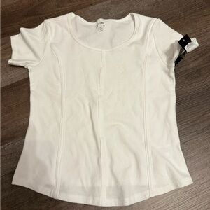 Art Class White Fitted Short Sleeve T-Shirt